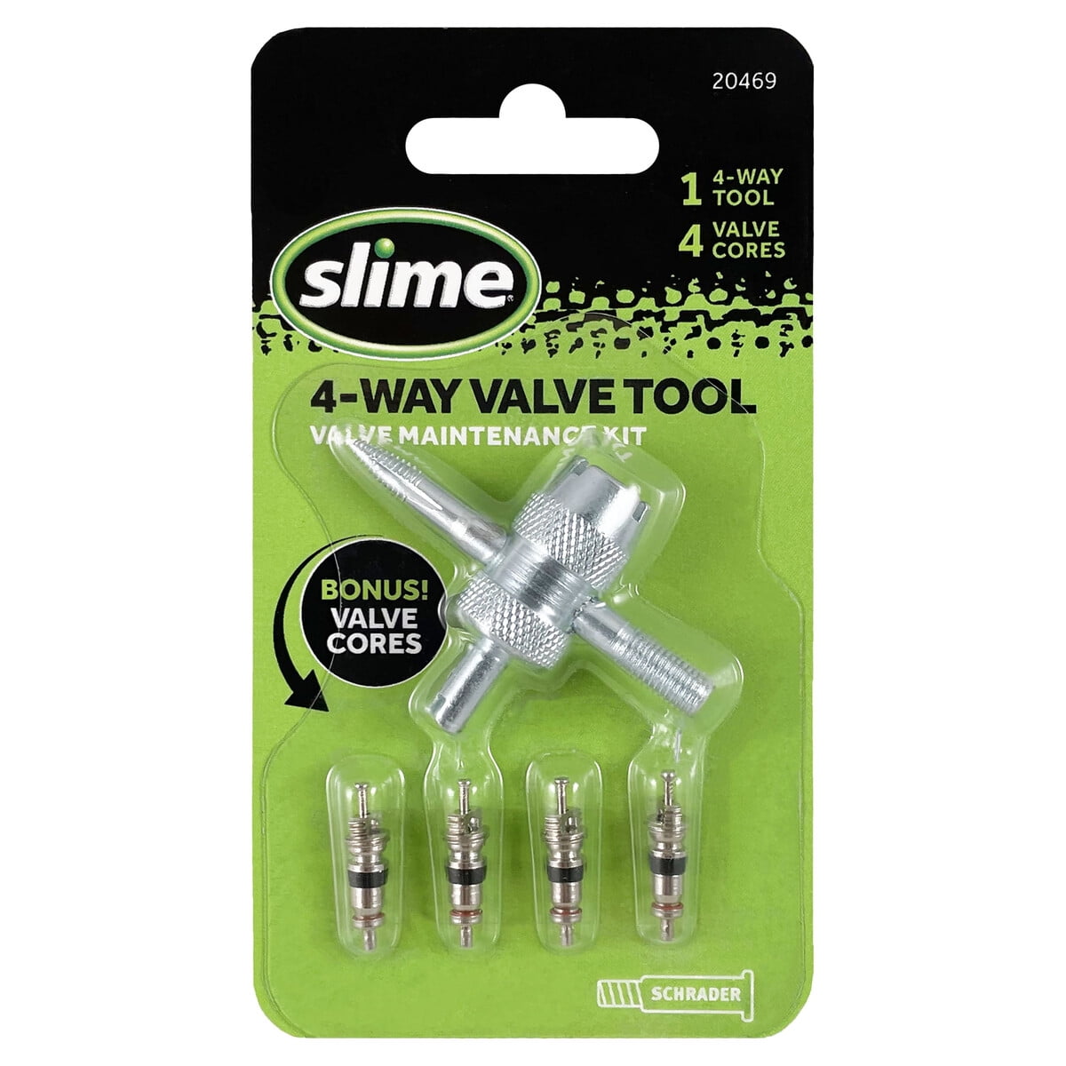 Herramienta Slime 4way Con 4 Núcleos De Válvula Repuesto