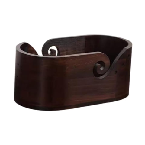 Bothyi - Tazón De Hilo De Madera Tazón De Almacenamiento De Tejido Grande Para Hermana Abuela Knitters