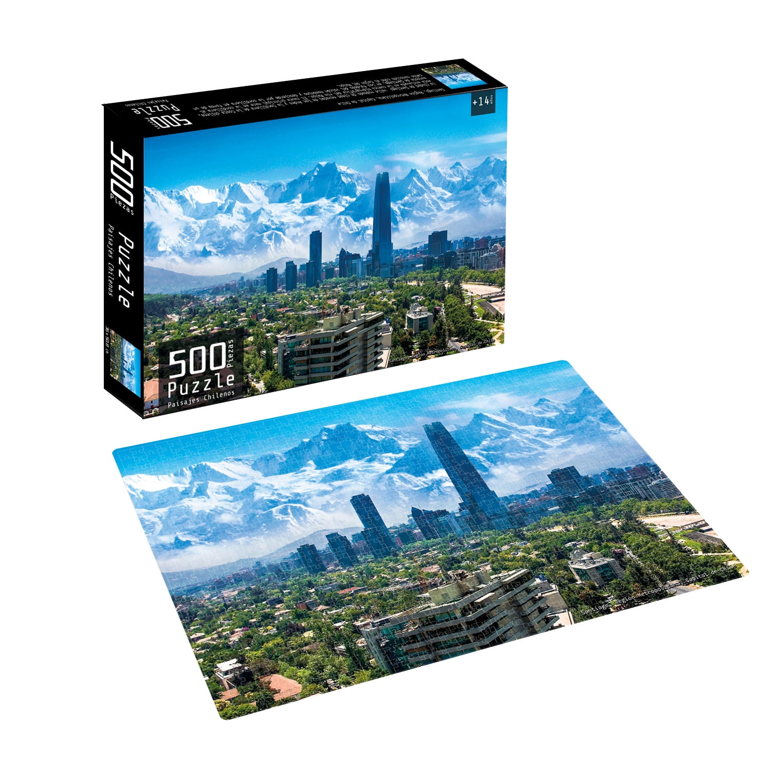 Nobel Gift - Puzzle 500 Piezas Paisajes Chilenos Santiago
