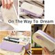 thumbnail image 5 of Estuche Para Lápices De Gran Capacidad, Lapicera Expandible Con 4 Compartimientos, Lapiceras Organizadoras De Lona Organizador De Papelería Para Escolar Oficina Trabajo (morado), 5 of 6