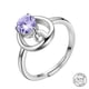 thumbnail image 1 of Stunning 925 Sterling Silver Constellation Ring with Zircon Adjustable Design - Perfect Gift for Women, 1 of 5