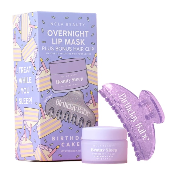 Mascarilla Labial Sleep 15 Ml Birthday Cake + Pinza Para El Cabello