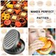 thumbnail image 4 of Prensa para hamburguesas PIQUEBAR de acero inoxidable de 11,5 cm antiadherente, 4 of 7