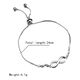 thumbnail image 3 of Pulsera infinito ajustable de plata ley S925 empaque, 3 of 3