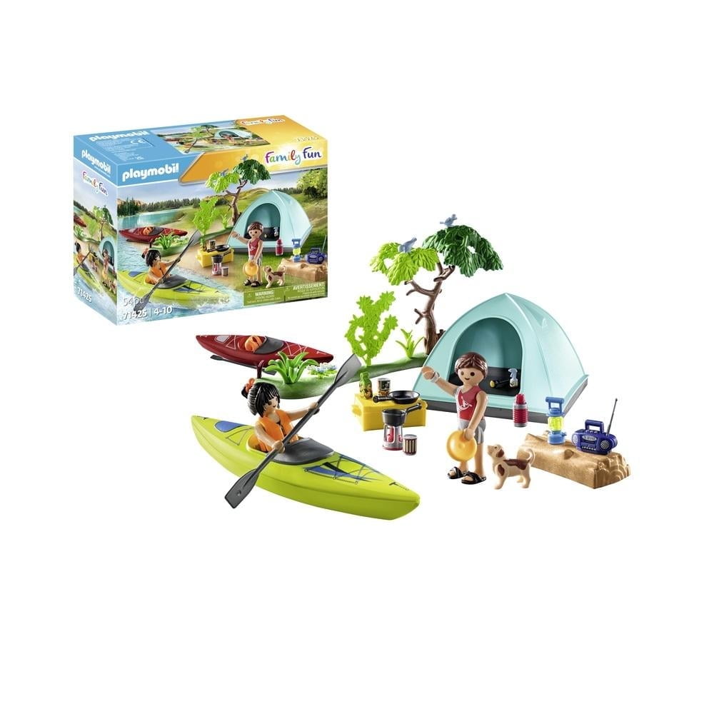 Set De Juego Playmobil Camping Con Hoguera 54 Piezas