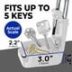 thumbnail image 4 of Caja de llaves Lion Locks 6 unidades blanca, capacidad para 5 llaves, 4 of 9