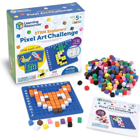 Juego Stem Pixel Art Challenge 402 Piezas Coding