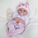thumbnail image 1 of Muñeca Reborn CHAREX Lucy Girl de 40 cm, vinilo realista, 3+, 1 of 9