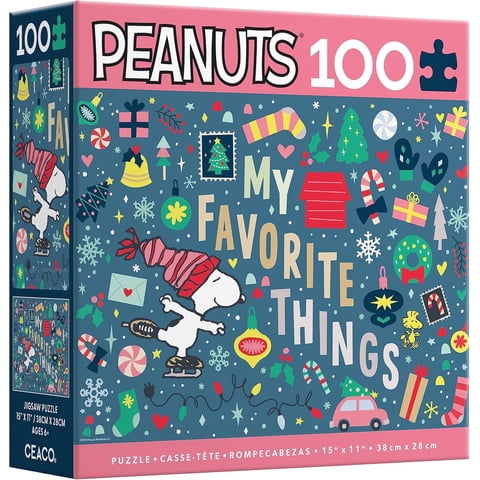 Rompecabezas Ceaco Snoopy De 100 Piezas Sobredimensionadas