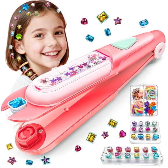 Kit de Juguete Estampador de Gemas para el Cabello CLRDZN – Niñas de 3 a 12 años