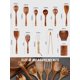 thumbnail image 4 of Set de Cucharas Renexas de 12 Piezas – Utensilios de Cocina de Madera de Teca, 4 of 6