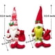 thumbnail image 2 of Adornos navideños de gnomos, 2 piezas, peluche coleccionable, Tomte, Papá Noel, gnomo sueco, Tomte, Nisse, peluche para decoración, regalos para fiestas navideñas., 2 of 7