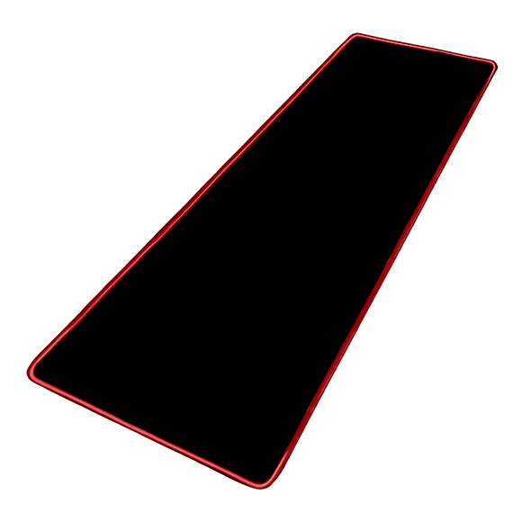 Mouse Pad Gamer Weibo K8 de Tela Xl 30cm X 70cm X 3mm Negro