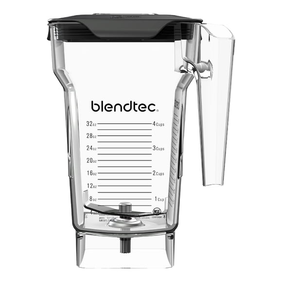 Jarra batidora Blendtec FourSide, 2.2 L, compatible con 32 oz, transparente