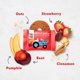 thumbnail image 2 of Barra de Snack Once Upon a Farm Ruedas de Tractor Fresa, 2 of 7
