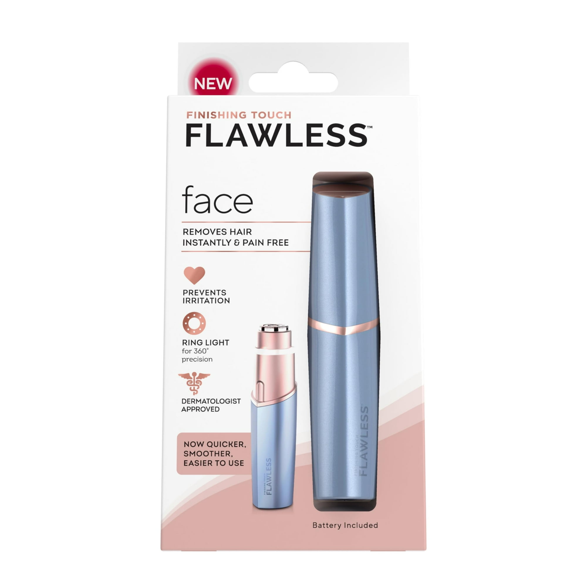 Depilador Facial Flawless Finishing Touch Parisian Blue