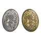 thumbnail image 2 of Paquete De 2 Broches Con Símbolo De Escudo Vikingo Medieval Nórdico Ovalado Chal Suéter Pin, 2 of 5