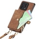 thumbnail image 4 of Funda Tipo Cartera con Correa Cruzada para Xaiomi 13 Protección Contra Golpes Marrón, 4 of 6