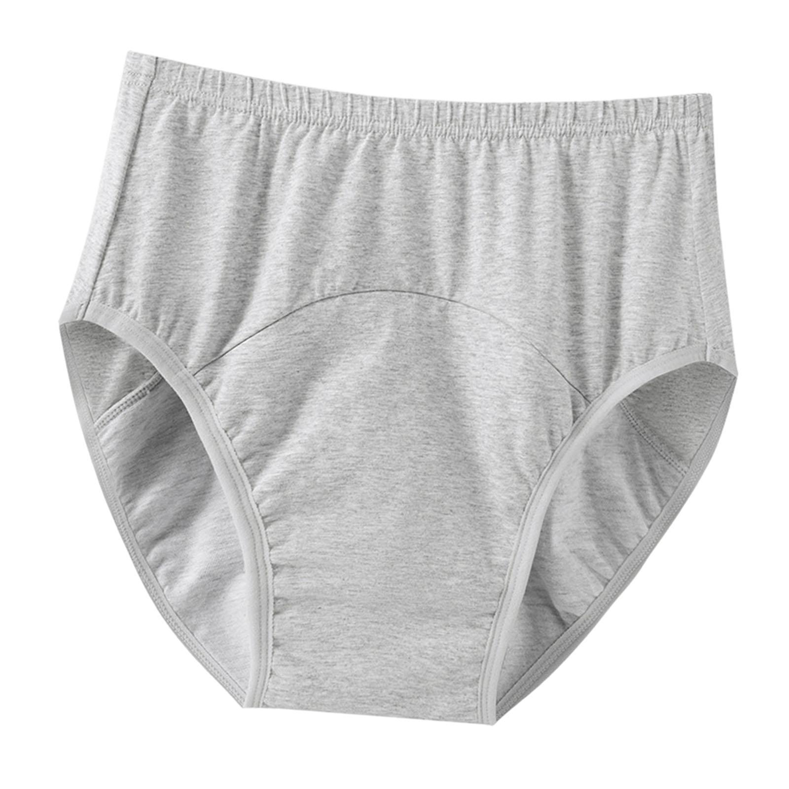 Ioensy - Pañal Para Adultos, Ropa Interior Para Incontinencia, De Algodón, Para Personas Mayores, Gris, Xxl