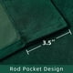 thumbnail image 3 of Cortinas Joydeco de terciopelo verde oscuro, 213 cm de longitud, 2 paneles, 3 of 7