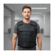 thumbnail image 1 of Chaleco De Seguridad Táctico Anti Corte Ajustable Guardias Negro Talla Única, 1 of 10