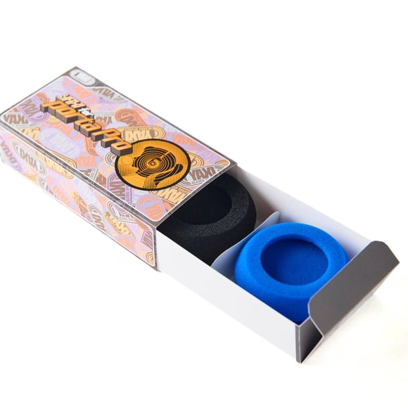 Almohadillas YAXI para Koss PORTAPRO, 2 pares (negro + azul)