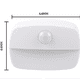 thumbnail image 2 of 3 luces LED de noche autoadhesivas de pared con sensor de movimiento y luz, ideal para habitación de bebé, dormitorio, garaje y pasillo (blanco cálido)., 2 of 5