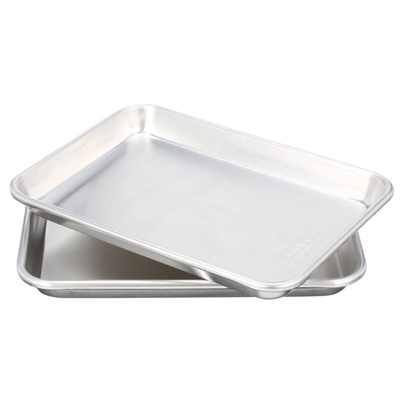 Bandeja Hornear Nordic Ware Aluminio Natural 2 Unidades 29x21cm Antiadherente