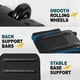 thumbnail image 5 of Bolsa de viaje para golf uniHimal 38 cm negra‑azul con ruedas, 5 of 7