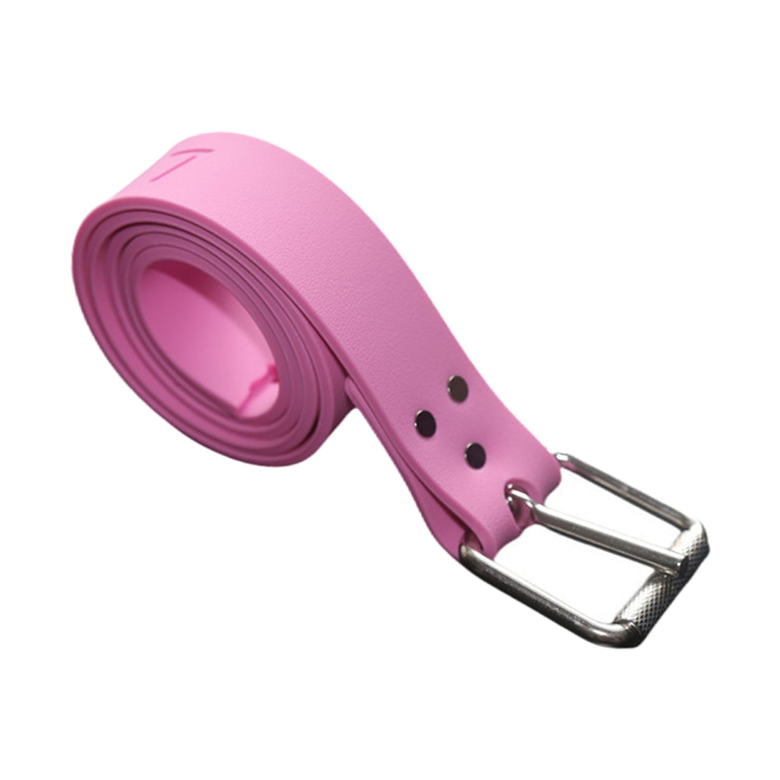 Ioensy - Cinturón De Pesas Para Buceo, Cinturón De Pesas Para Esnórquel, Para Deportes Subacuáticos, Buceo, Color Rosa