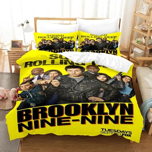 TV Trend Brooklyn Nine-Nine Bedding Set Duvet Cover Bed Set Quilt Cover Pillowcase Comforter Size Boys Adult Bed Sheets