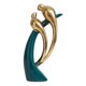 thumbnail image 3 of Art Lover Bird Statue Esculturas De Decoración Del Hogar Decoraciones De Boda 14x7x27cm, 3 of 5