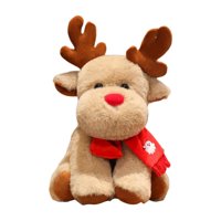 Magideal - Muñecos De Peluche Navideños, Muñecos De Peluche, Decoración Del Hogar, Muñecos De Navidad Suaves, Decoración Navideña De Peluche Para Habitación, Ofi Reno A