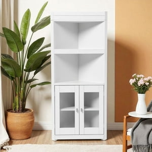 Arca Muebles - Esquinero De Madera Templanza 80X35X180 Color Blanco