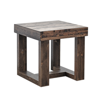 Muebles Santa Ana - Mesa Lateral Timber Rustico