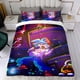 thumbnail image 4 of Friday Night Funkin Conjunto de sábanas temático, trío de piezas, cómodo y amigable con la piel, diseño único, regalo de decoración para el hogar para familiares, amigos y fans, 90 cm * 190 cm, 4 of 6