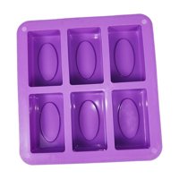 Bothyi - Molde De Silicona Para Jabón De 6 Cavidades, Para Manualidades, Fundición De Resina, Fabricación De Jabón Artesanal