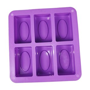 Bothyi - Molde De Silicona Para Jabón De 6 Cavidades, Para Manualidades, Fundición De Resina, Fabricación De Jabón Artesanal