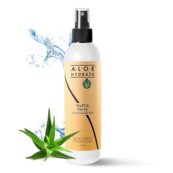 Bruma hidratante facial y spray corporal AloeHydrate NapCa
