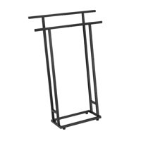 Magideal - Toallero Independiente De 2 Niveles, Sencillo, Ahorrador De Espacio, De Metal Resistente, Para Secar Toallas De Mano, Ideal Para Lavandería, Hotel.