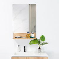 Tuhome - Espejo Lilo Rectangular Con Repisa 60X40X12 Cm