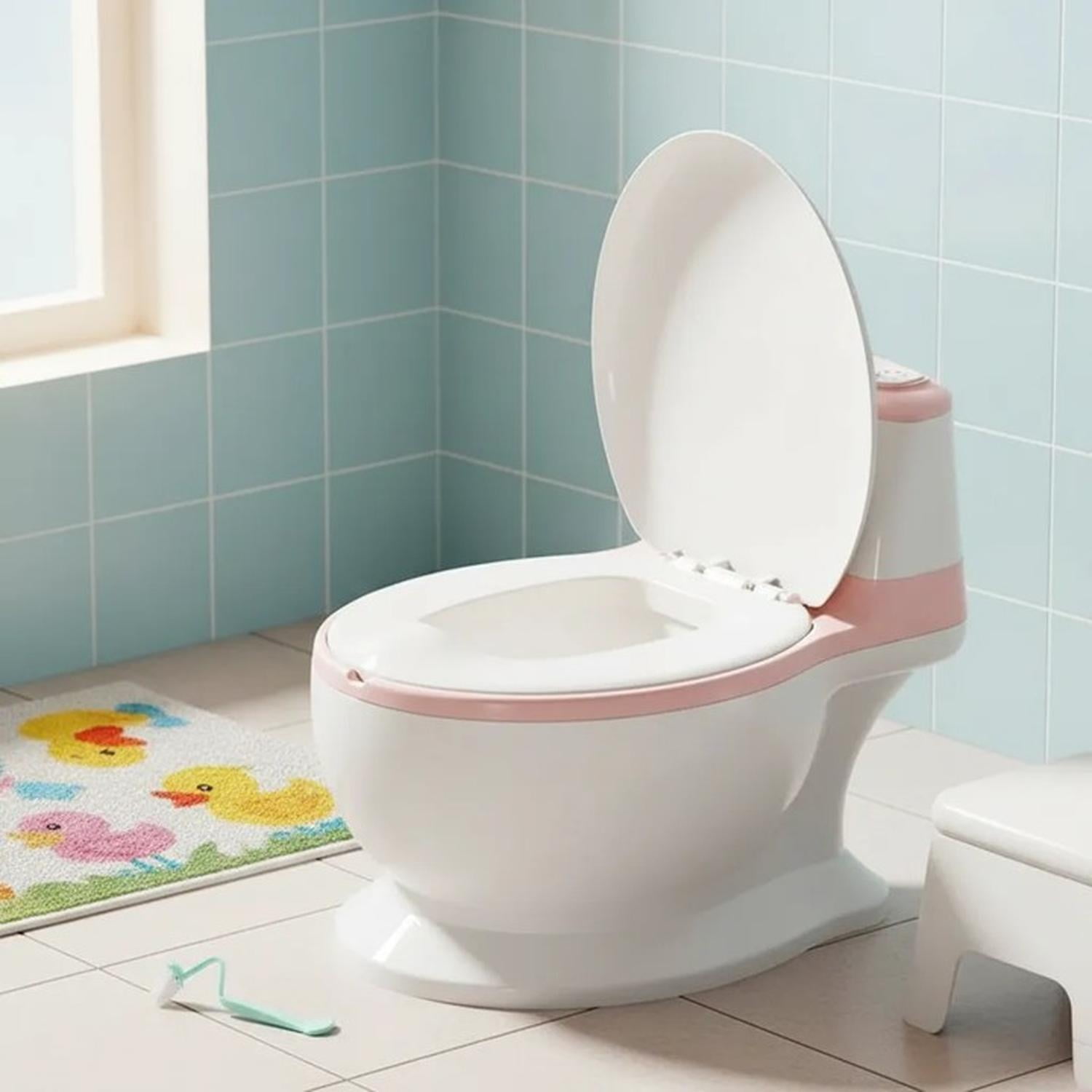 Jagima - Pelela Bacinica Inodoro Infantil Bañito Entrenador Seguro Rosa Talla Única