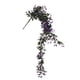 thumbnail image 5 of 78cm plantas de flores artificiales hoja vid colgando decoración jardín casero púrpura, 5 of 5