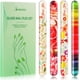 thumbnail image 1 of Paquete de 4 limas de uñas de cristal con estuche, pulidoras de uñas de nanocristal con diseño de flores para manicura profesional, cuidado de uñas, lima de uñas para uso en salón y hogar, arte de uña, 1 of 7