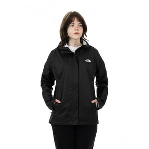 Chubasquero The North Face Venture 2 Impermeable Para Mujer, Color Negro