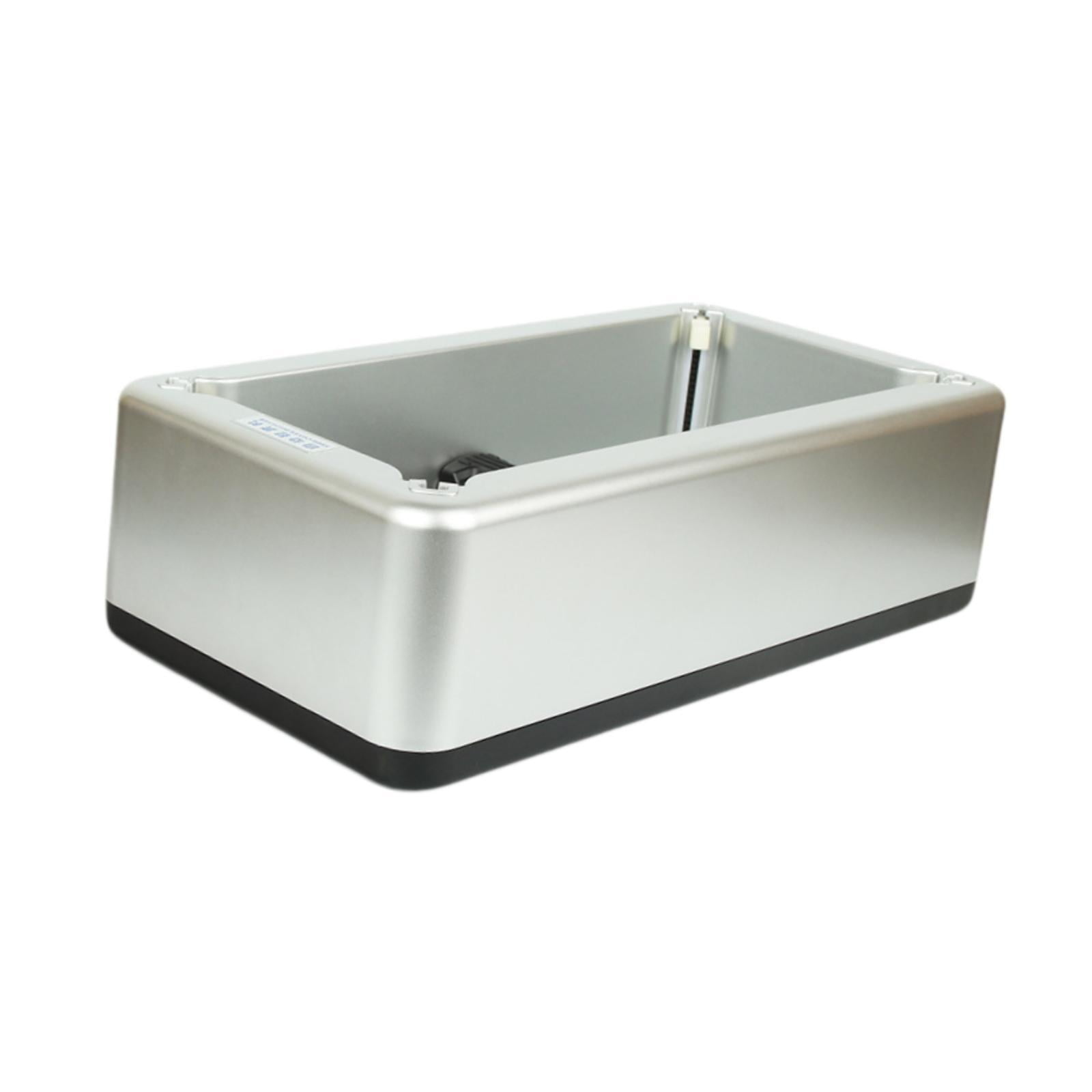 Ioensy - Máquina Dispensadora De Fundas Para Zapatos, Antideslizante, Con Hebilla En T, Inteligente, Portátil, Reutilizable, Color Plateado