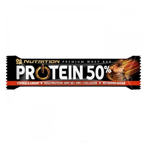 Barrita 50% Proteína Cookies&Cream Go On Nutrition 40 g