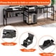 thumbnail image 2 of Soportes plegables HNZGYB de acero autoblocantes 0-180° - 2 unidades, 2 of 6