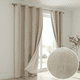 thumbnail image 1 of Cortina 100% Blackout Engomada 2 Paños 220x140 Home Strike - Beige, 1 of 3