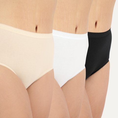 Pack 3X Calzón Madres Flores Mujer 23408-24